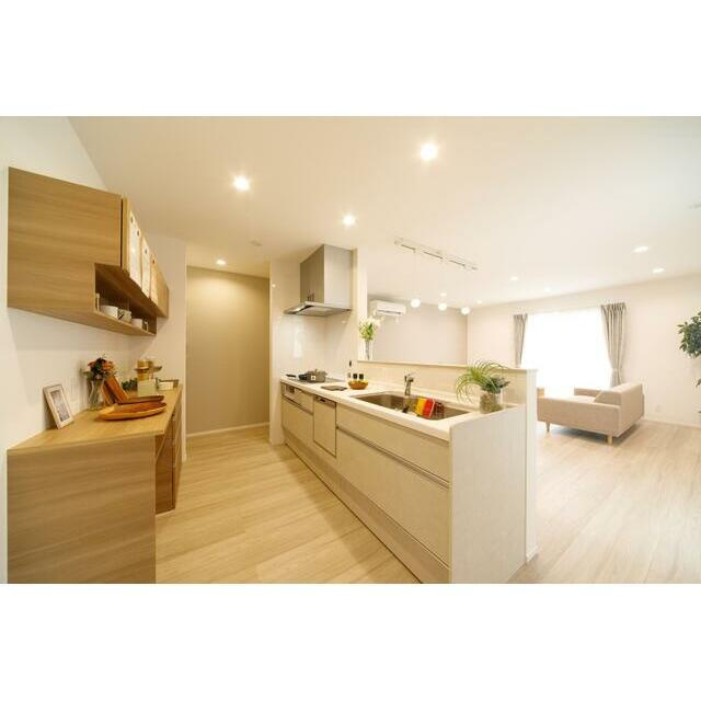 福知山市石原新築平屋の居間・リビング
