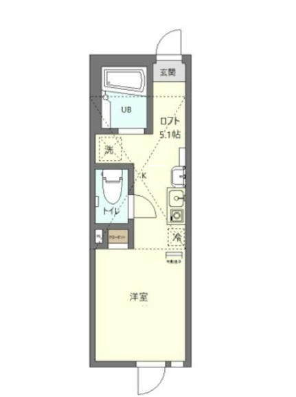 サンハイツ江戸川の間取り|間取りです。
