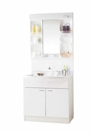 【中古】比企郡鳩山町小用リフォーム中古住宅の独立洗面台|新品の洗面台が入ります