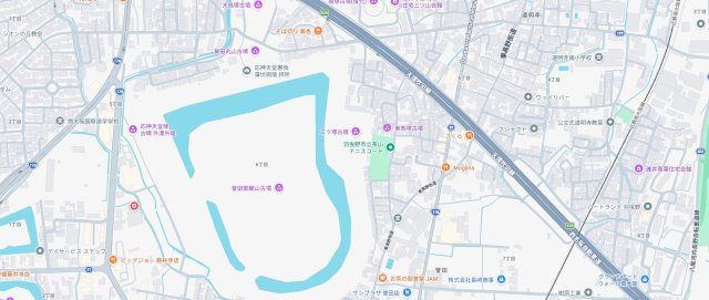 羽曳野市誉田　新築一戸建ての地図