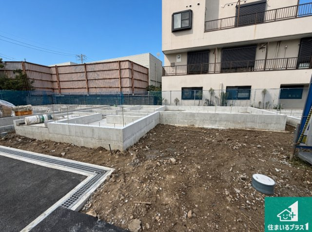 ◆羽曳野市誉田　新築一戸建ての外観|現在の進捗状況です！順調に作業進行中、完成が待ち遠しいです！詳細の間取り等、お気軽にお問い合わせください！