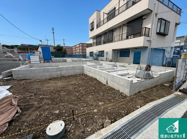 ◆羽曳野市誉田　新築一戸建ての外観|周辺は落ち着いた街並みの住宅地！子育てがしやすい住環境です！まだ未完成ですが、現地でしかわからない事もございます。是非一度ご覧ください。