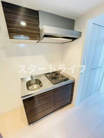 大阪市東淀川区東中島３丁目の賃貸マンションのキッチン