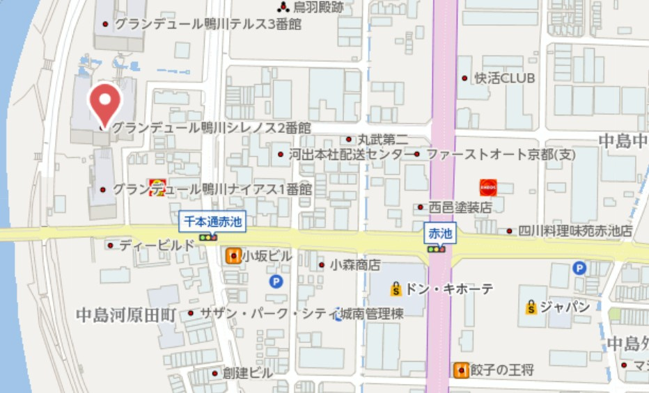 グランデュール鴨川Ⅱ番館　7階の地図