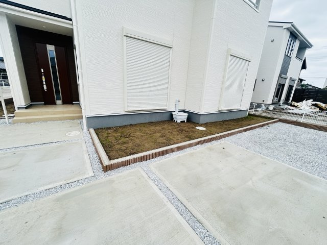新築　伊勢崎市茂呂町第3　Livele Garden.S　4号棟の庭|伊勢崎市茂呂町第3　Livele Garden.S