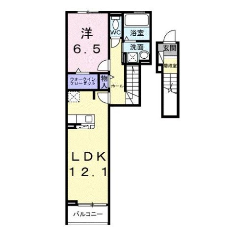 ウェルコナン　Ⅰの間取り