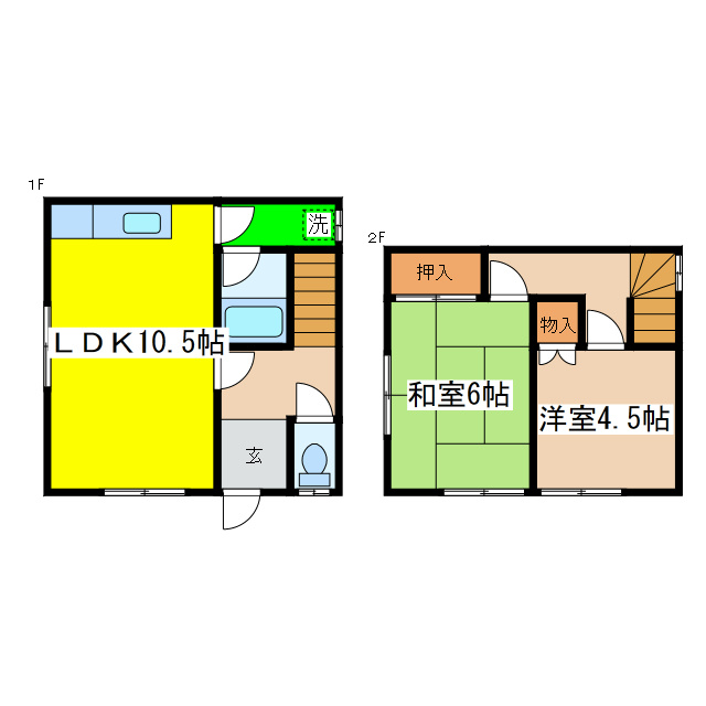 星が浦北１－２－３０テラスハウス