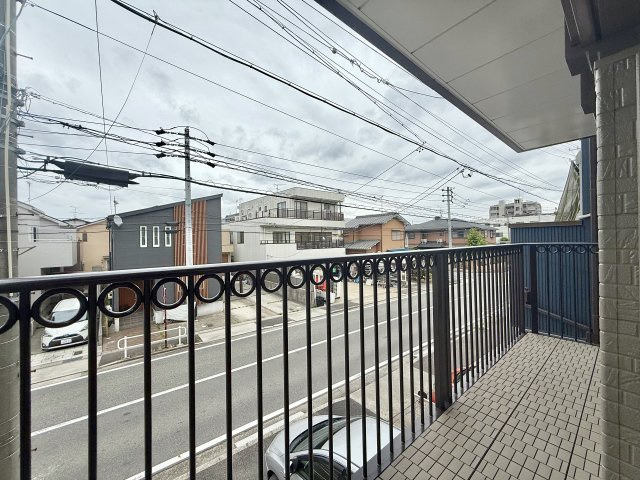 西区宝地町のバルコニー