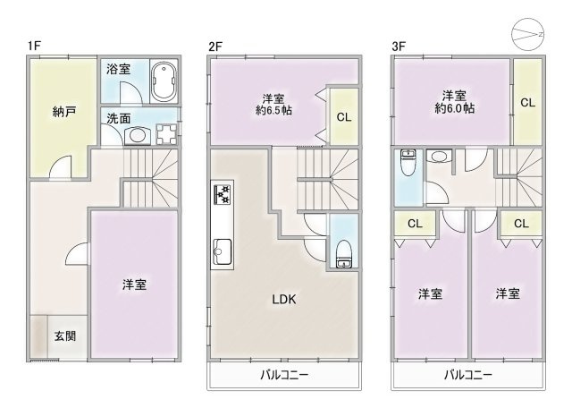 西区宝地町の間取り