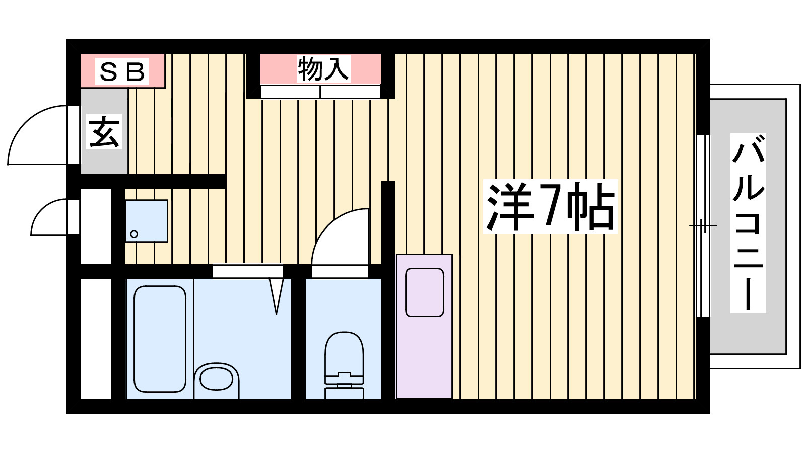 わいわいハイツの間取り