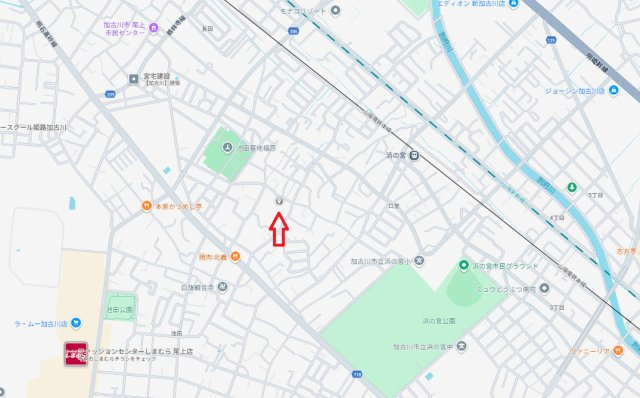 加古川市尾上町12期口里（全2棟）1号棟の地図