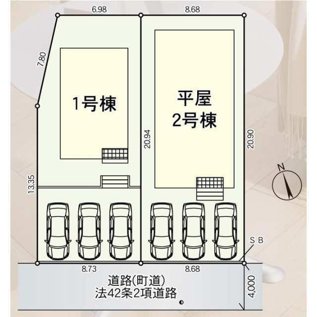 芦屋町高浜町第2の区画図| 