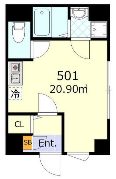 ブローテ三ノ輪の間取り
