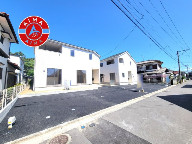 古賀市花見南3丁目第10-2棟（1号棟）の前面道路含む現地写真|見学の時間などお気軽にお問い合わせ下さい。