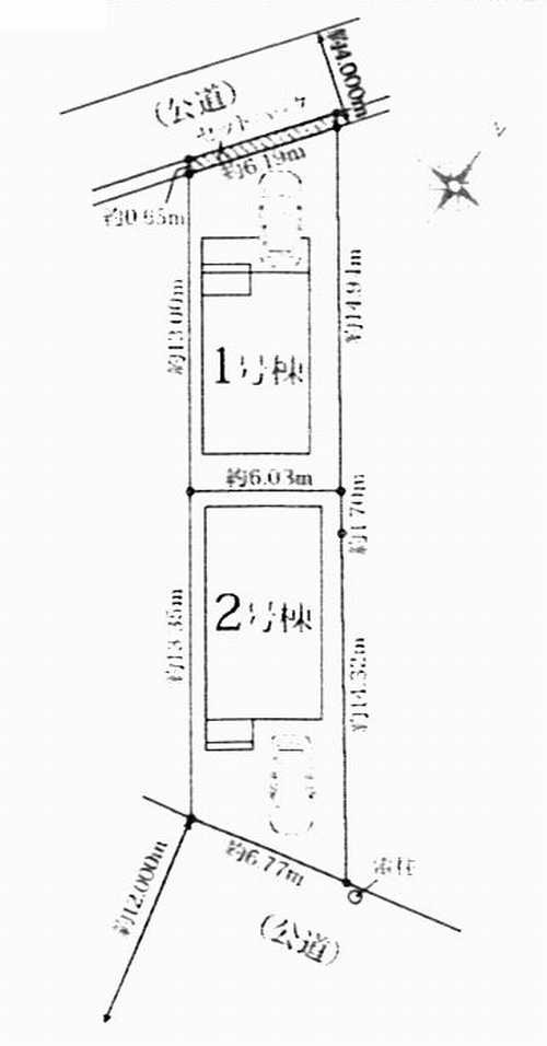 藤沢市鵠沼神明2期　新築戸建全2棟　2号棟の区画図