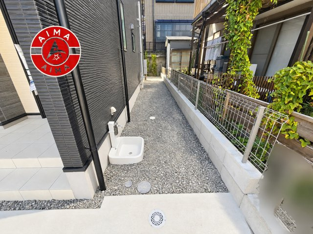 太宰府市青山4丁目第3-1棟（1号棟）の外観|お庭で自由な時間を過ごせます。