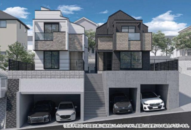 横浜市青葉区青葉台2丁目 新築戸建て【仲介手数料無料】カースペース2台