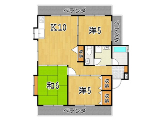 【間取り】 | ロイヤルマンション