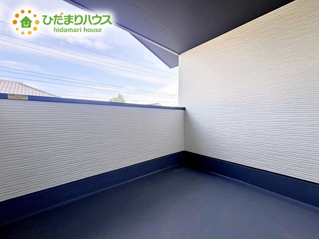 【バルコニー】 | ひたちなか市足崎3期　新築戸建　3号棟 | 人気が高いインナーバルコニーを採用♪天候を気にせず洗濯物を干せ、紫外線も気にせずに済みます(*^^)v