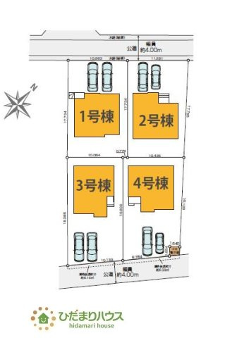 【区画図】 | ひたちなか市足崎3期　新築戸建　3号棟 | 公園も近く、お子様連れの方にもおすすめ！