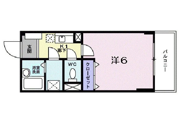 パピヨン青木の間取り