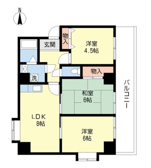 【間取り】 | レジデンス・ウエスト・ナイン