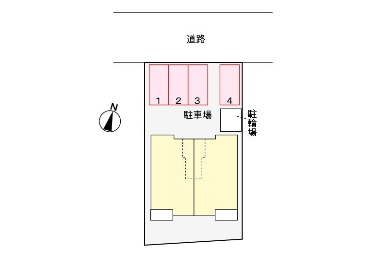 グレイスの駐車場