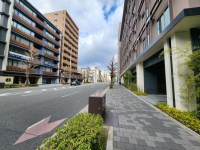 トゥニール河原町の地図|前面道路