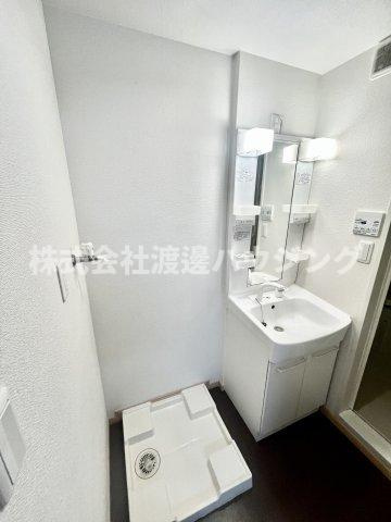 クレメント岡山の洗面所