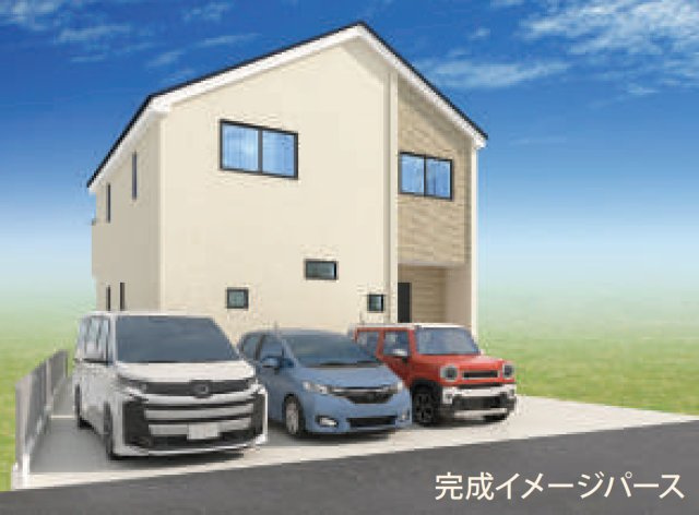 横浜市緑区三保町 新築戸建て【仲介手数料無料】カースペース3台
