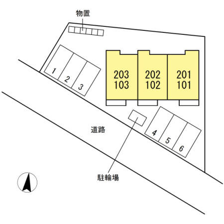 Ｄ-ｒｏｏｍ Ⅰの区画図