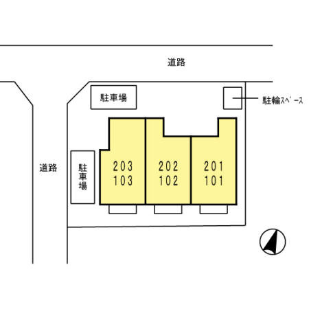 ソフィア相南の区画図