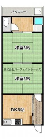 清水ハイツの間取り