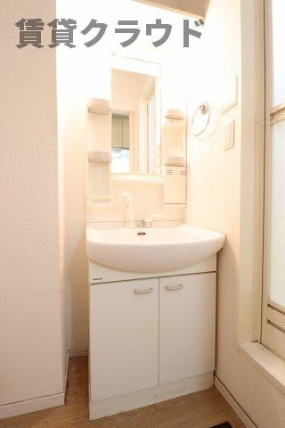 コンフォール蘇我の洗面所|コンパクトで使いやすい洗面所