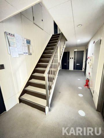 ソレアード京橋のロビー