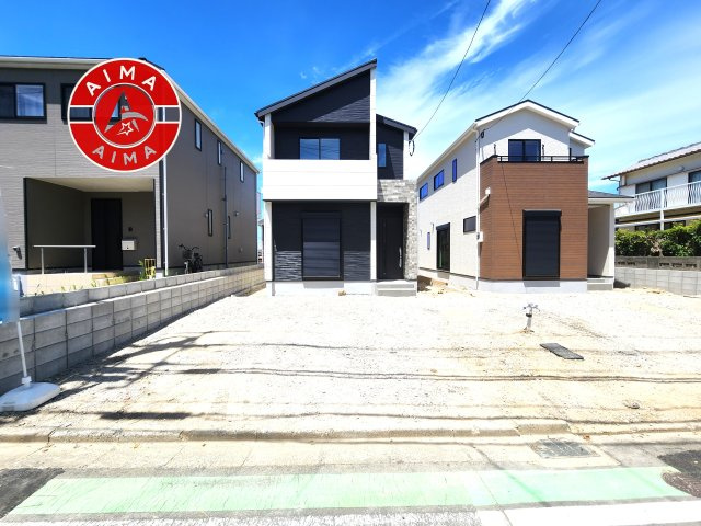 福岡市東区美和台5丁目第9-2棟（1号棟）の外観|デザイン性のある外観です。