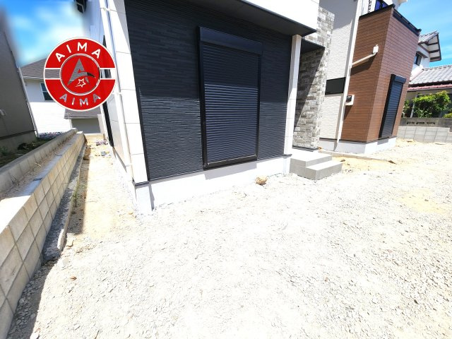 福岡市東区美和台5丁目第9-2棟（1号棟）の外観|お庭で自由な時間を過ごせます。