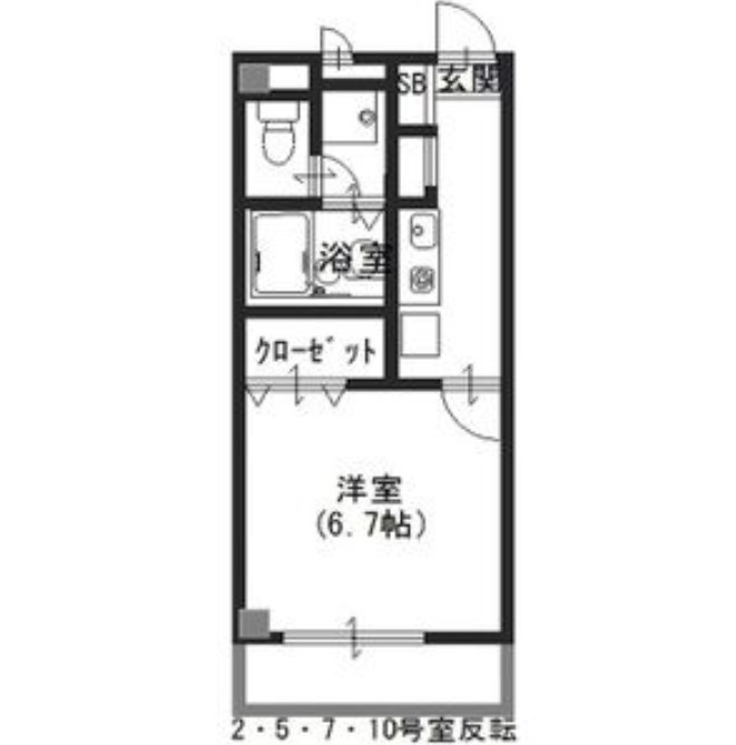 アンプルール フェール 寿の間取り