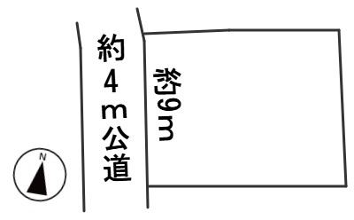 ６７０３９　羽島市足近町土地の区画図