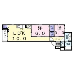 【間取り】 | ヴィラ　オーブーK
