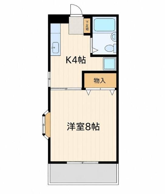 メゾン富士塚の間取り
