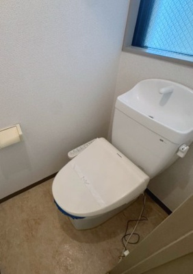【トイレ】 | サンヒルズマンション | 嬉しい温水洗浄便座付　