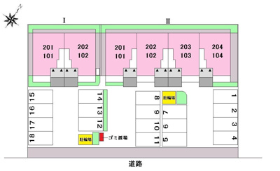 【駐車場】 | グレイスカレント成田Ⅱ