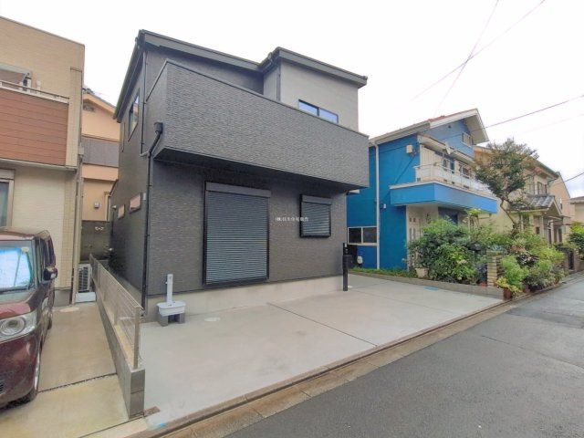 富士見市鶴瀬西３丁目の新築一戸建の外観|18.5帖の広々LDK、リビング横には小上がりの和室を配し多用途に活躍♪