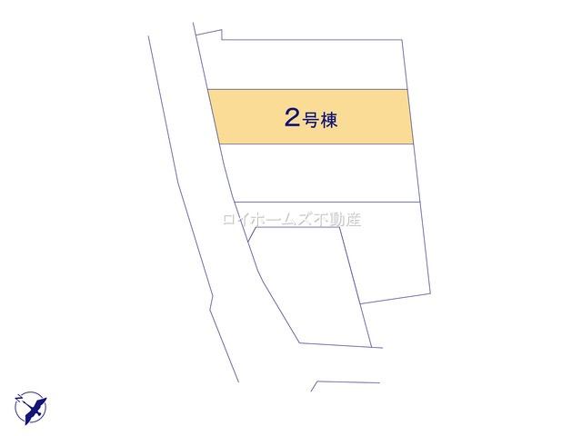 【区画図】 | 刈谷市井ケ谷町中切18-1『仲介料無料』新築戸建て | 2号棟