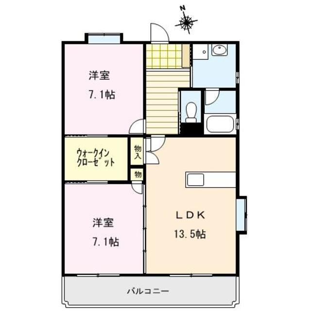 レフィナードパティオの間取り