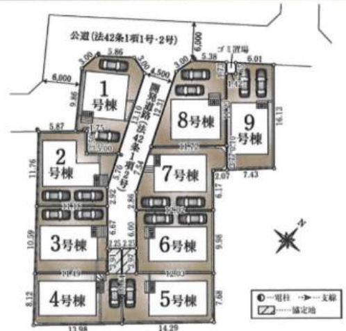 清瀬市下宿第17　全9棟　5号棟