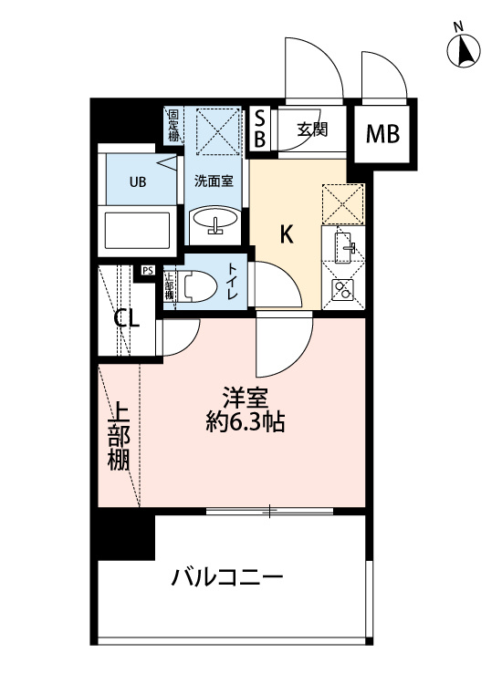 サヴォイレトワールセレステ　12階の間取り