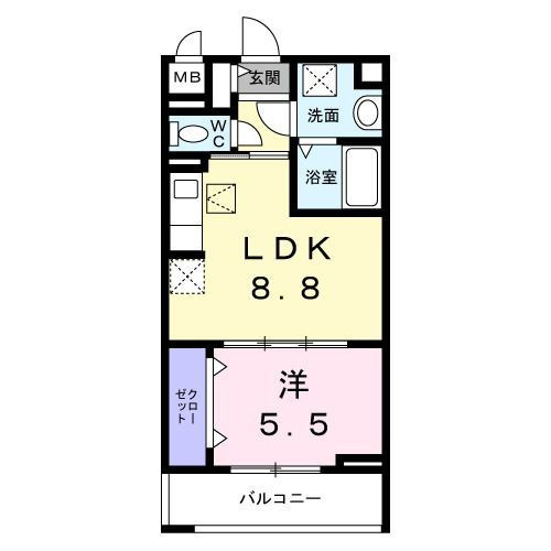 フォーリーフ　クローバーの間取り