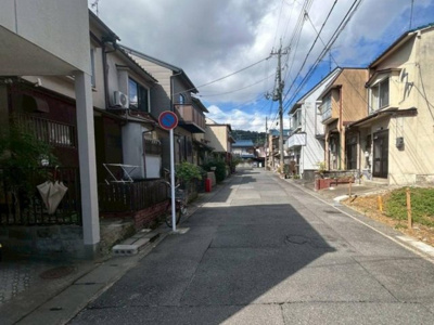 【前面道路含む現地写真】 | 山科区川田菱尾田　新築戸建